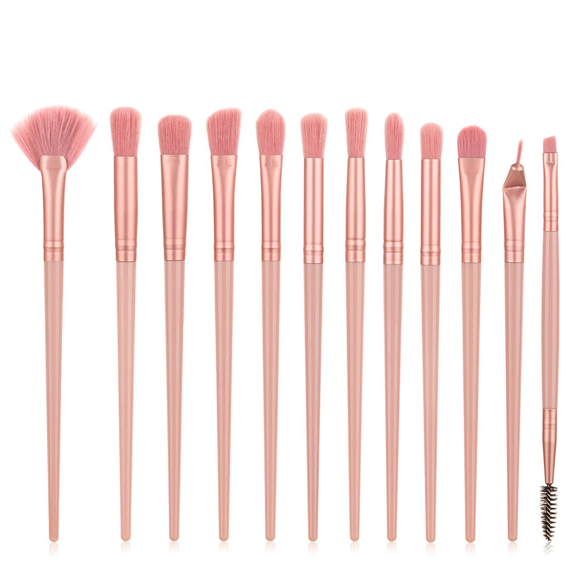 12-Piece Professional Makeup Brush Set