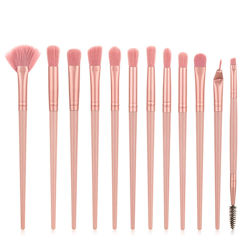 12-Piece Professional Makeup Brush Set