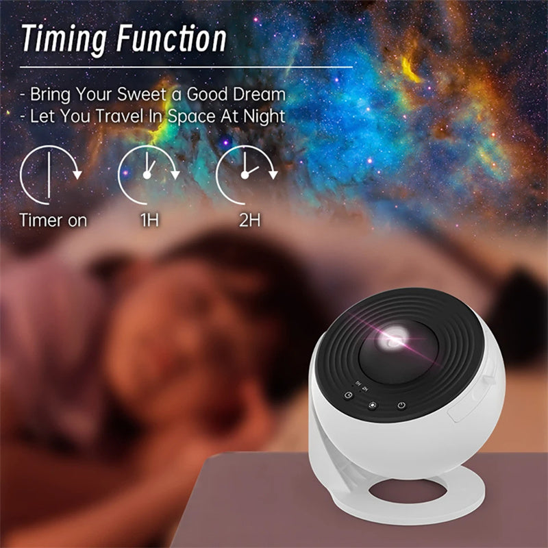Galaxy Projector - bedroom setup