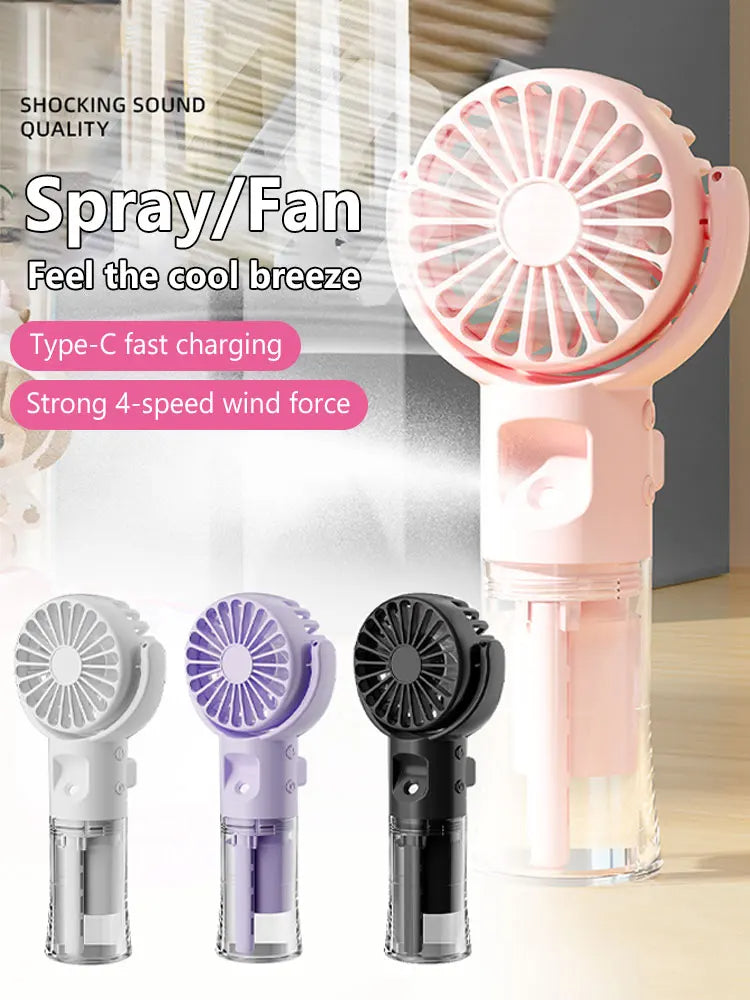 Handheld Cooling Mist Fan