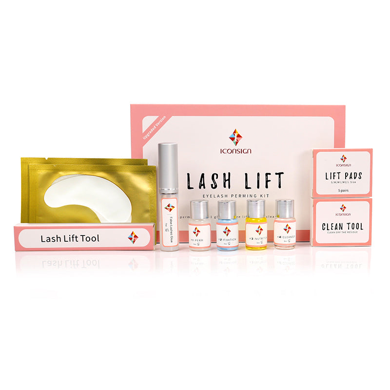 Lash lift kit silicone lifting pads in sizes S, M, M1, M2 and L