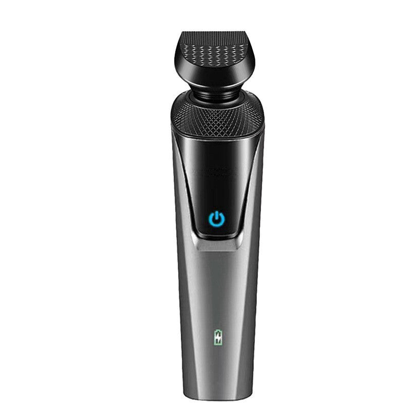 Electric shaver with USB charging cable for cordless use